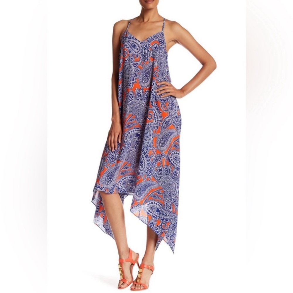 Trina Turk Alverta Silk Paisley Dress Size 8